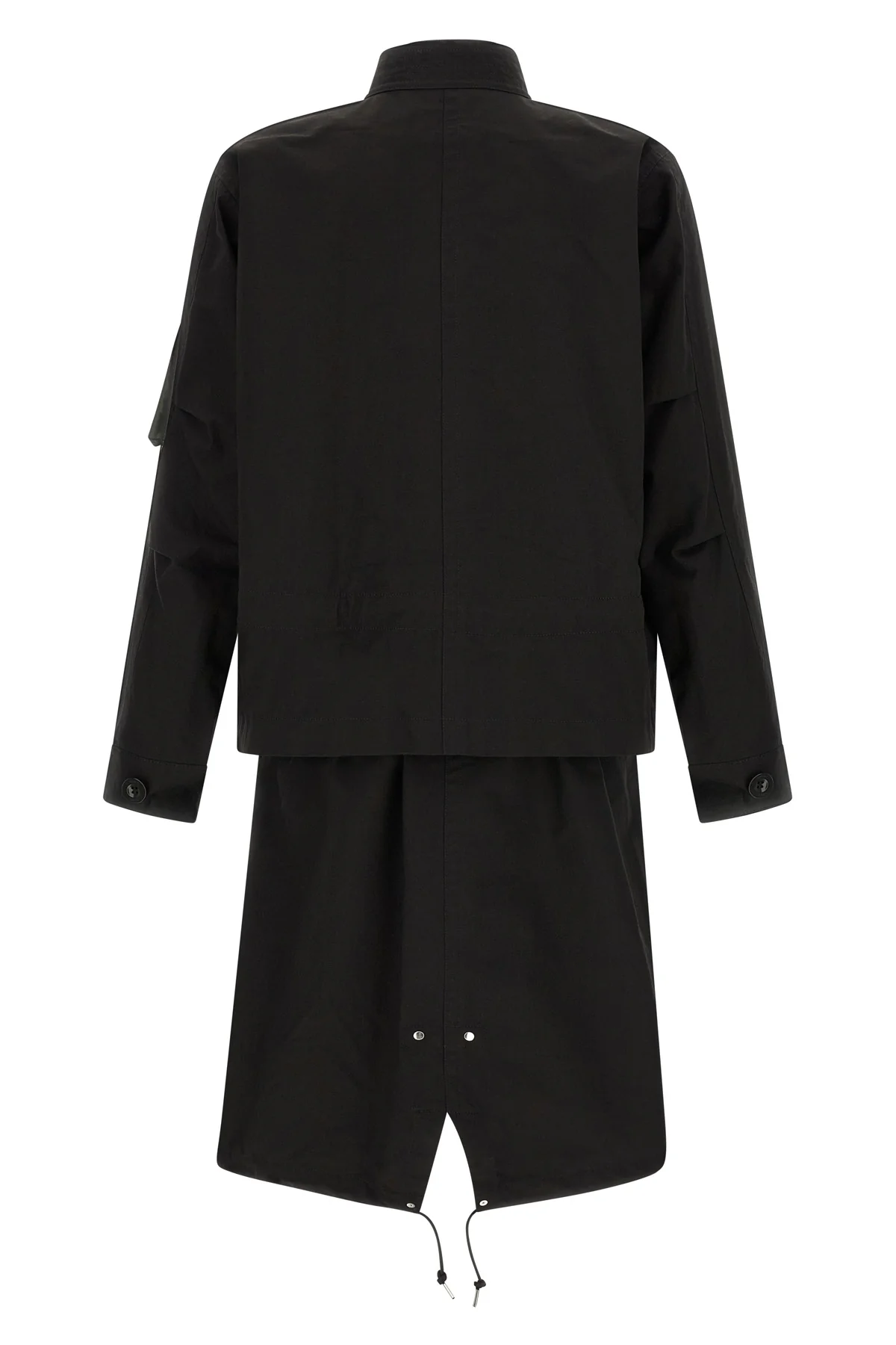 SACAI 2 the sacai nylon twill x rip stop coat