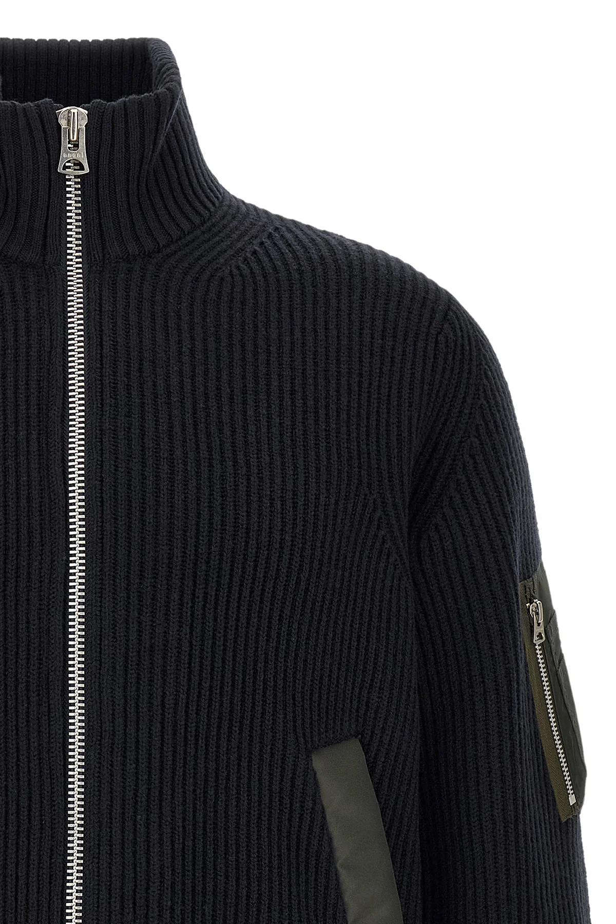 the sacai pure wool blouson