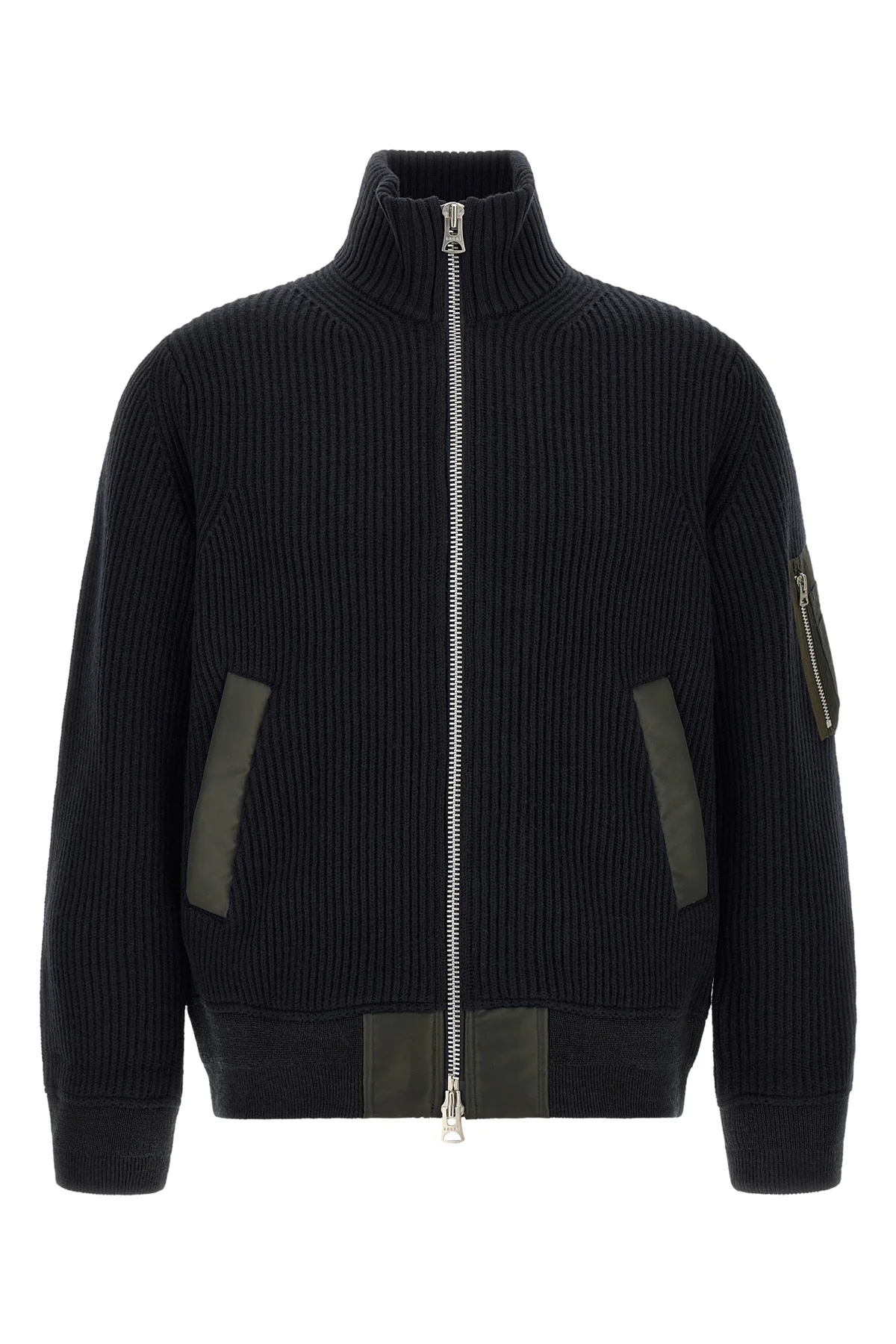 the sacai pure wool blouson