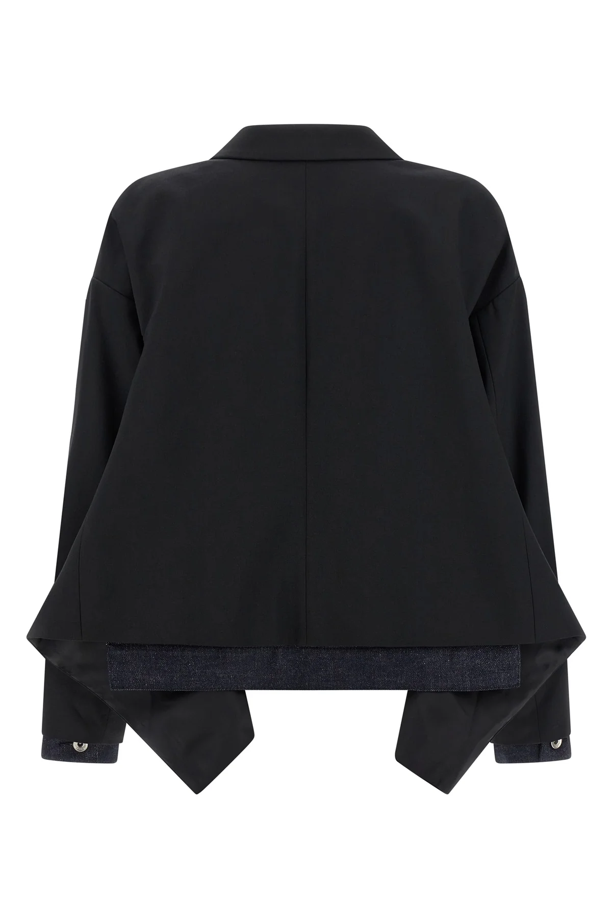 SACAI 2 blazer in wool blend