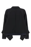 blazer in wool blend