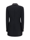 wool double breasted blazer