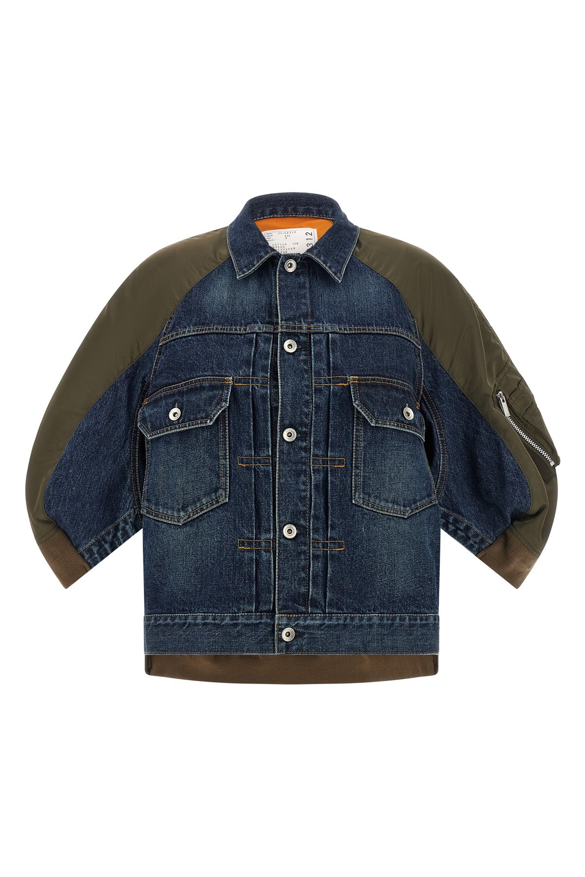 SACAI 1 hybrid bomber jacket