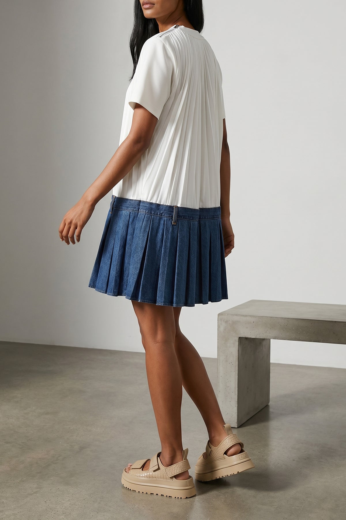 SACAI 1 mini dress