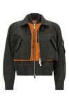 the sacai double layer blouson redefines outerwear through a complex