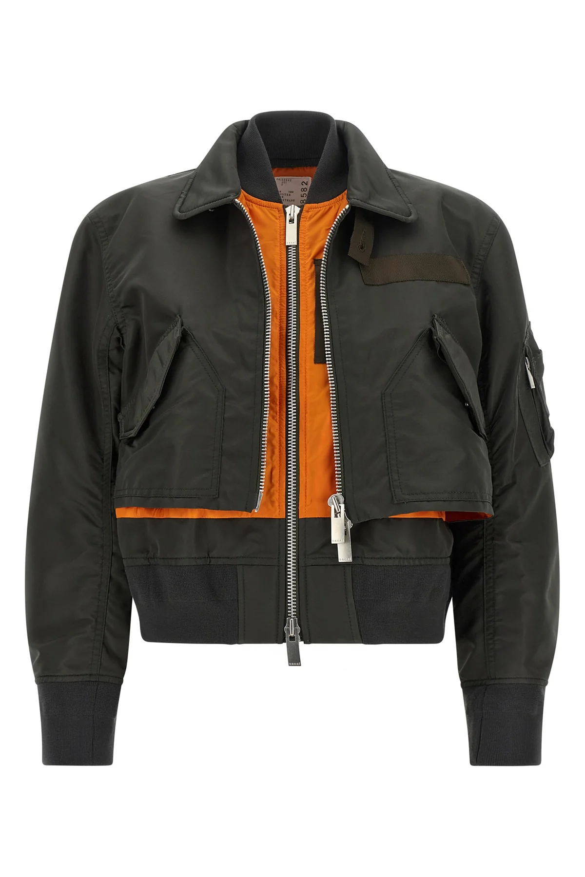 the sacai double layer blouson redefines outerwear through a complex