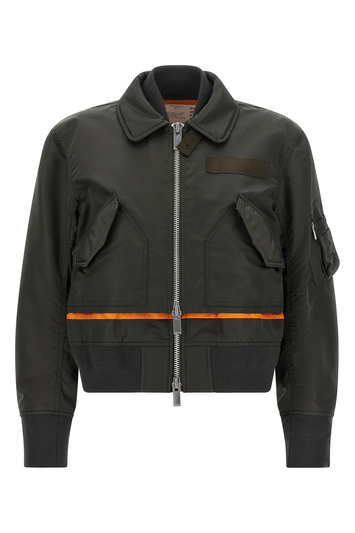 SACAI 1 the sacai double layer blouson redefines outerwear through a complex