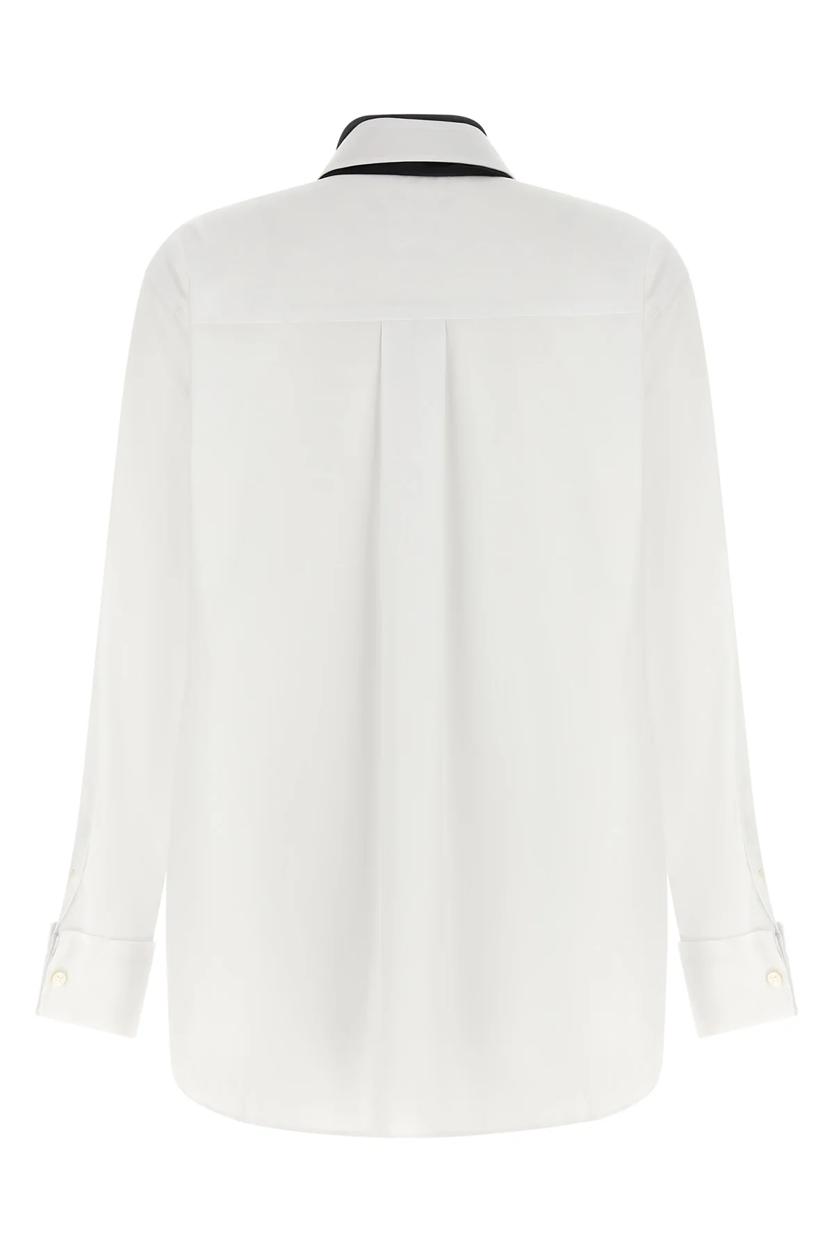 the sacai shirt redefines the codes of classic tailoring through a hybrid and de