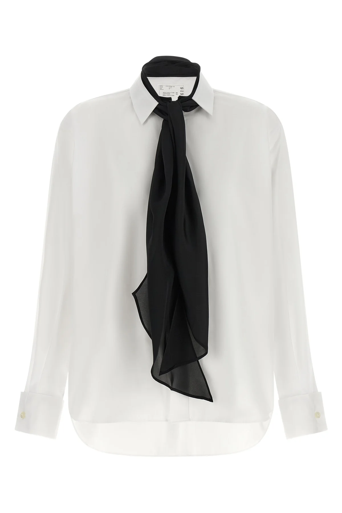 SACAI 1 the sacai shirt redefines the codes of classic tailoring through a hybrid and de