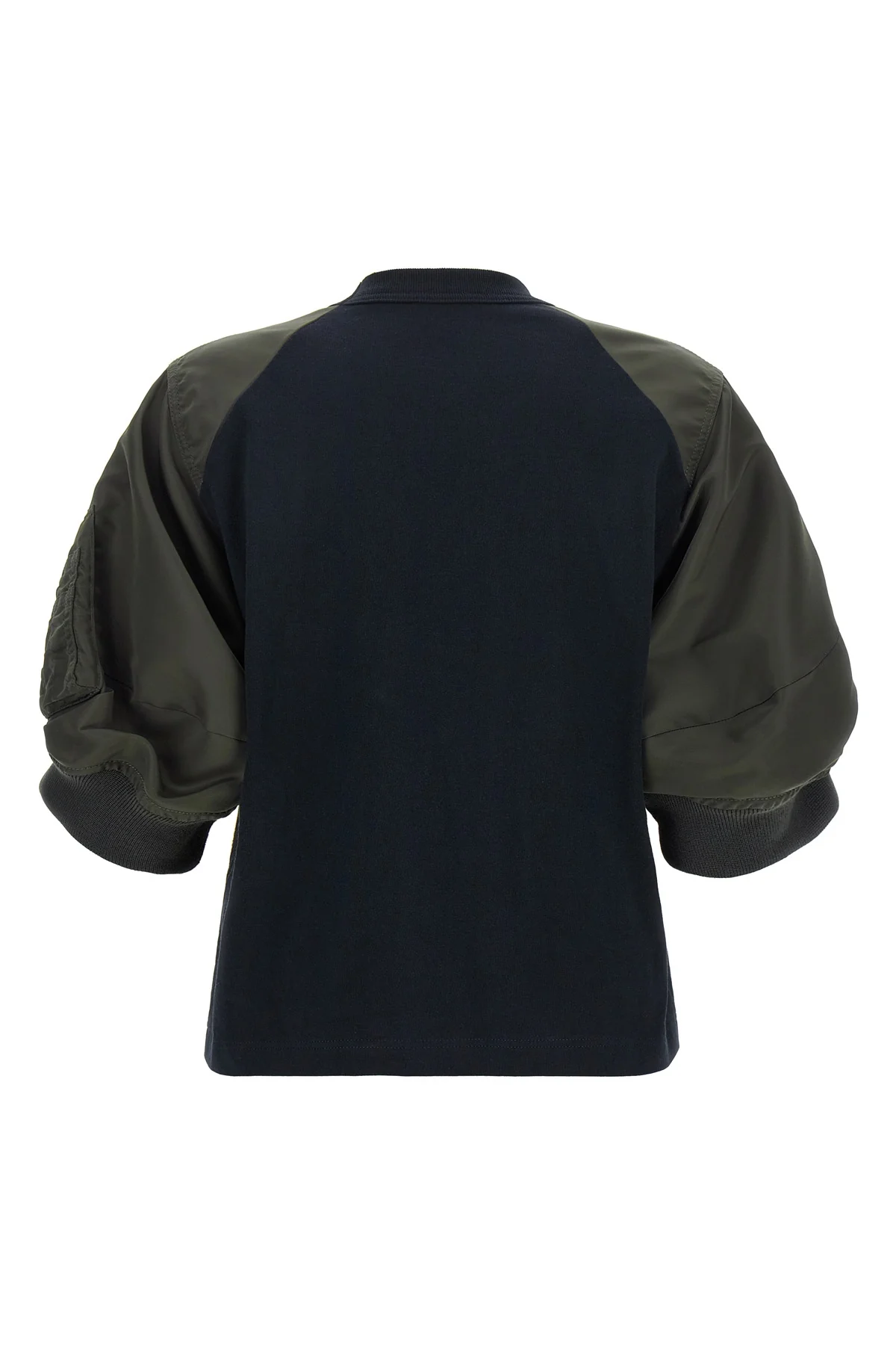 the sacai t-shirt redefines the codes of casual dress through a hybrid and sarto
