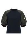 the sacai t-shirt redefines the codes of casual dress through a hybrid and sarto