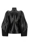 the sacai jacket redefines outerwear through a complex hybrid construction