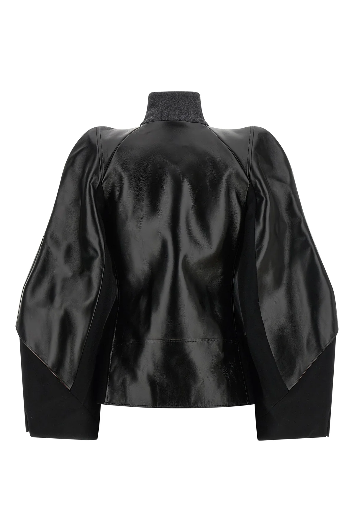 the sacai jacket redefines outerwear through a complex hybrid construction