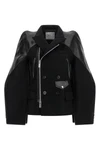 the sacai jacket redefines outerwear through a complex hybrid construction