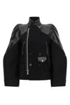 the sacai jacket redefines outerwear through a complex hybrid construction