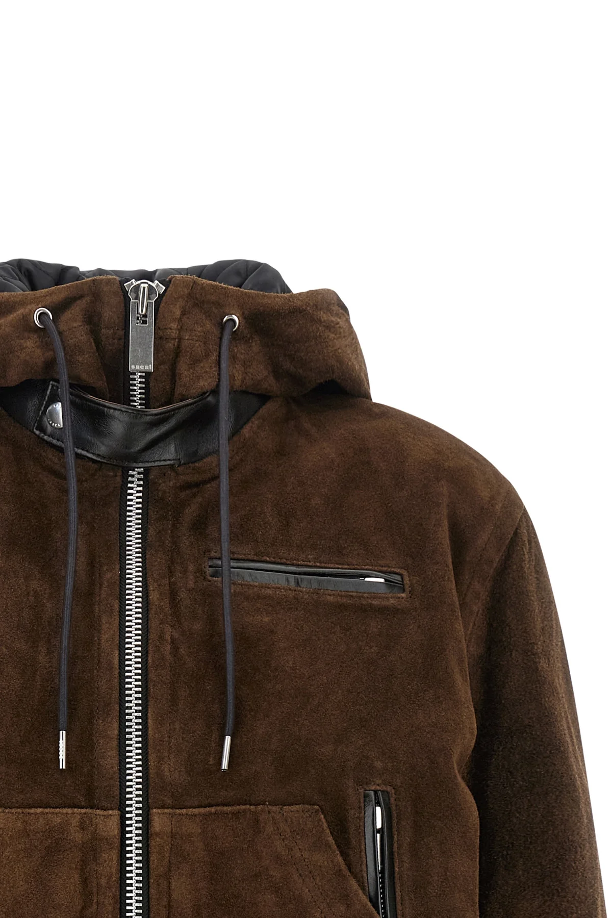 the sacai leather jacket redefines utilitarian outerwear through a masterful con