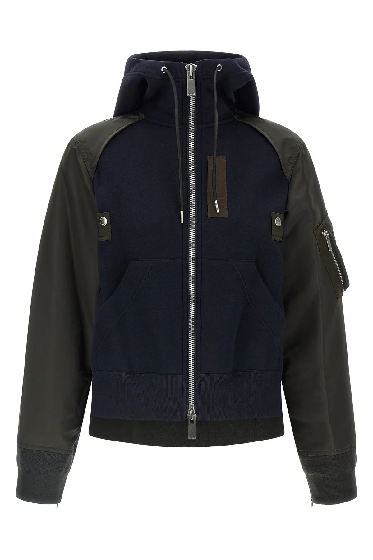 SACAI 1 the sacai sponge hybrid sweatshirt redefines the codes of streetwear through a