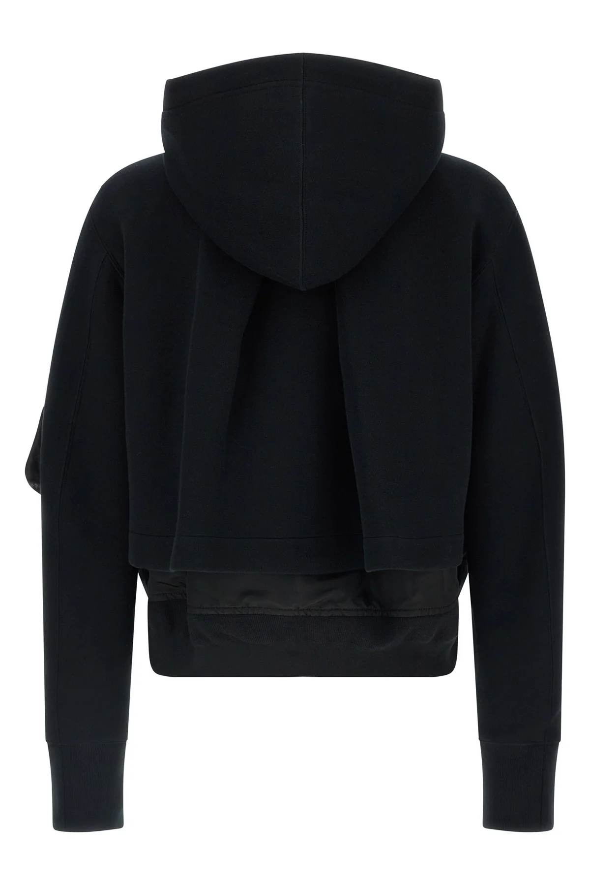 SACAI 1 sacais double-layer bomber jacket redefines streetwear codes through a complex