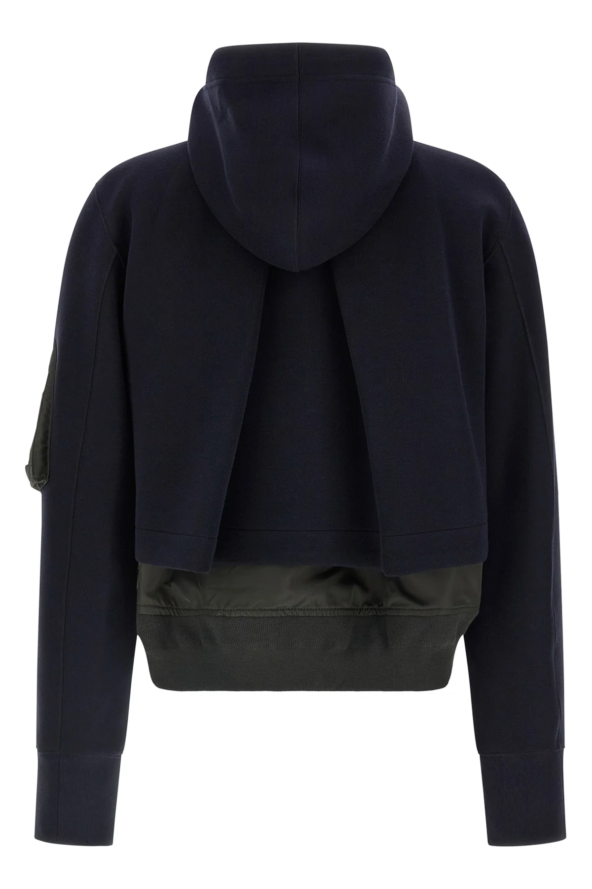 SACAI 2 the sacai sponge double-layer bomber jacket redefines the concept of contempor
