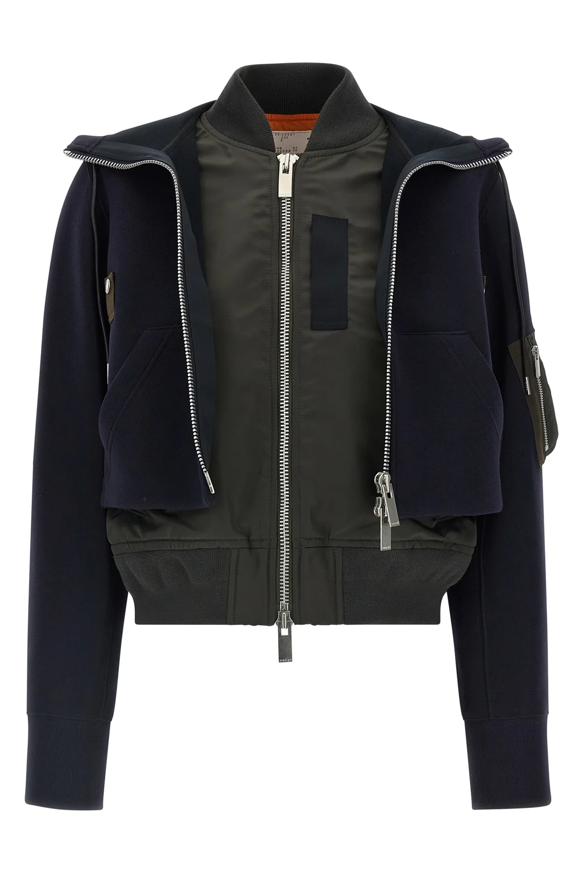 the sacai sponge double-layer bomber jacket redefines the concept of contempor