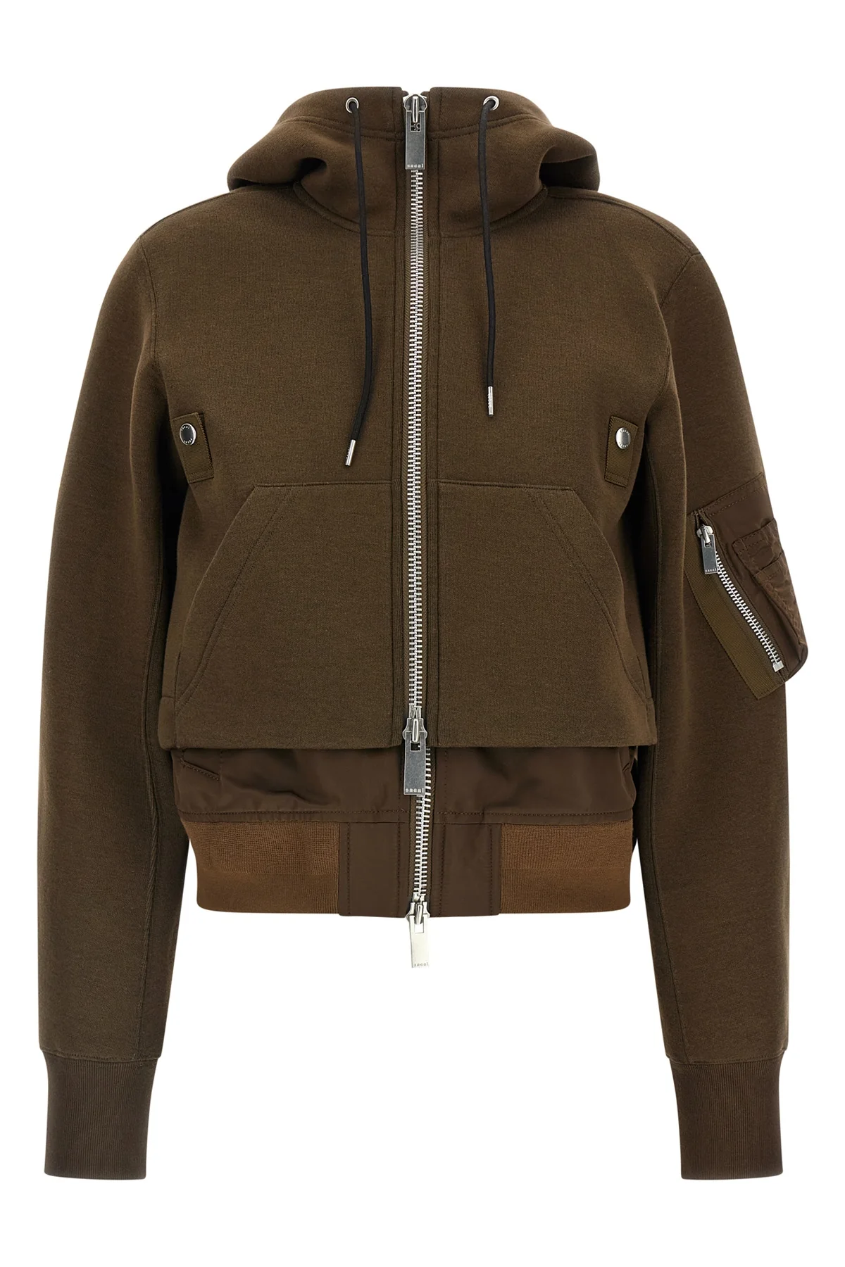 SACAI 1 sacais sponge double-layer bomber jacket redefines casual dress codes through