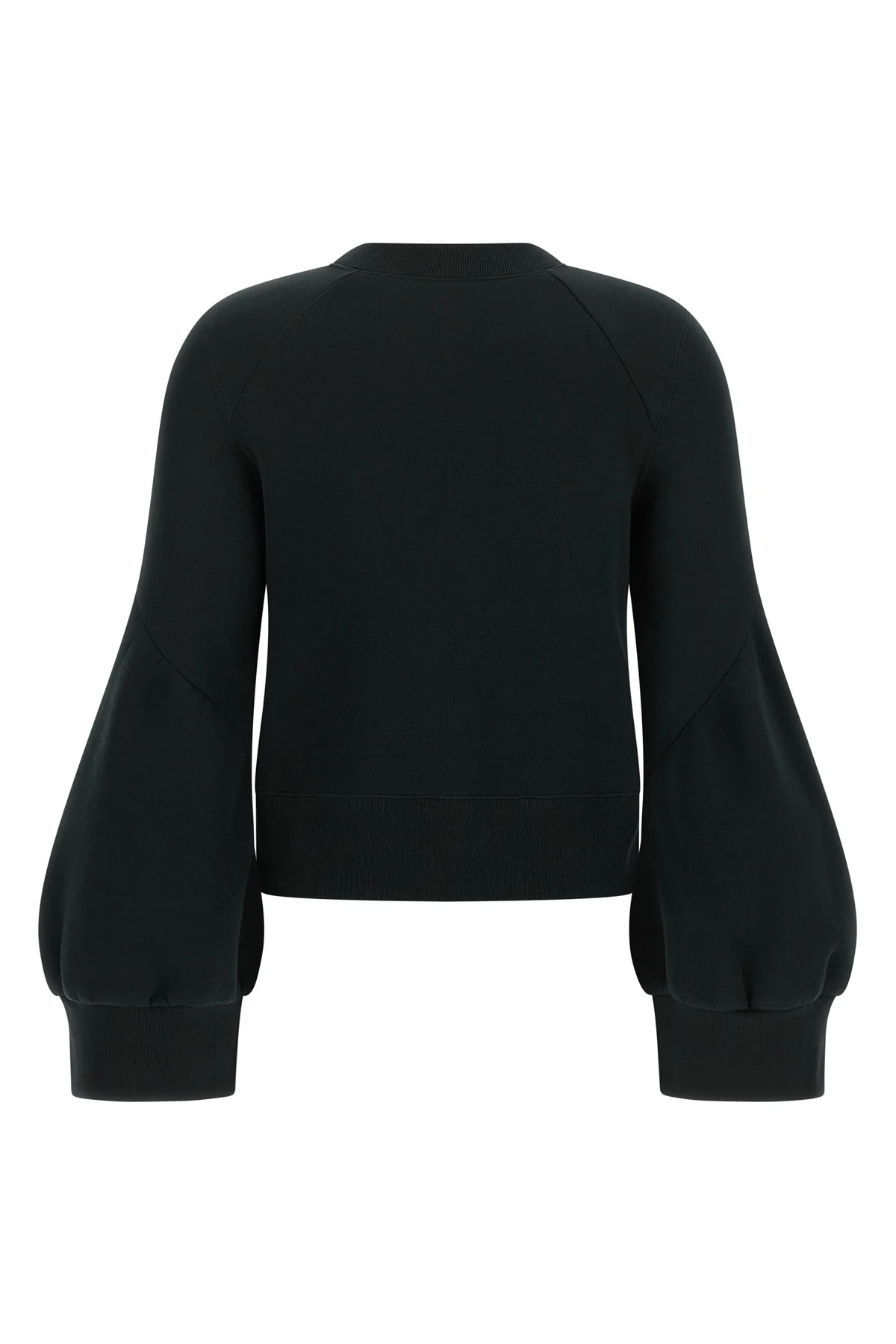 SACAI 2 the sacai sweatshirt redefines the volumes of sports knitwear through a sartoria