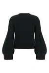 the sacai sweatshirt redefines the volumes of sports knitwear through a sartoria