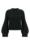 the sacai sweatshirt redefines the volumes of sports knitwear through a sartoria
