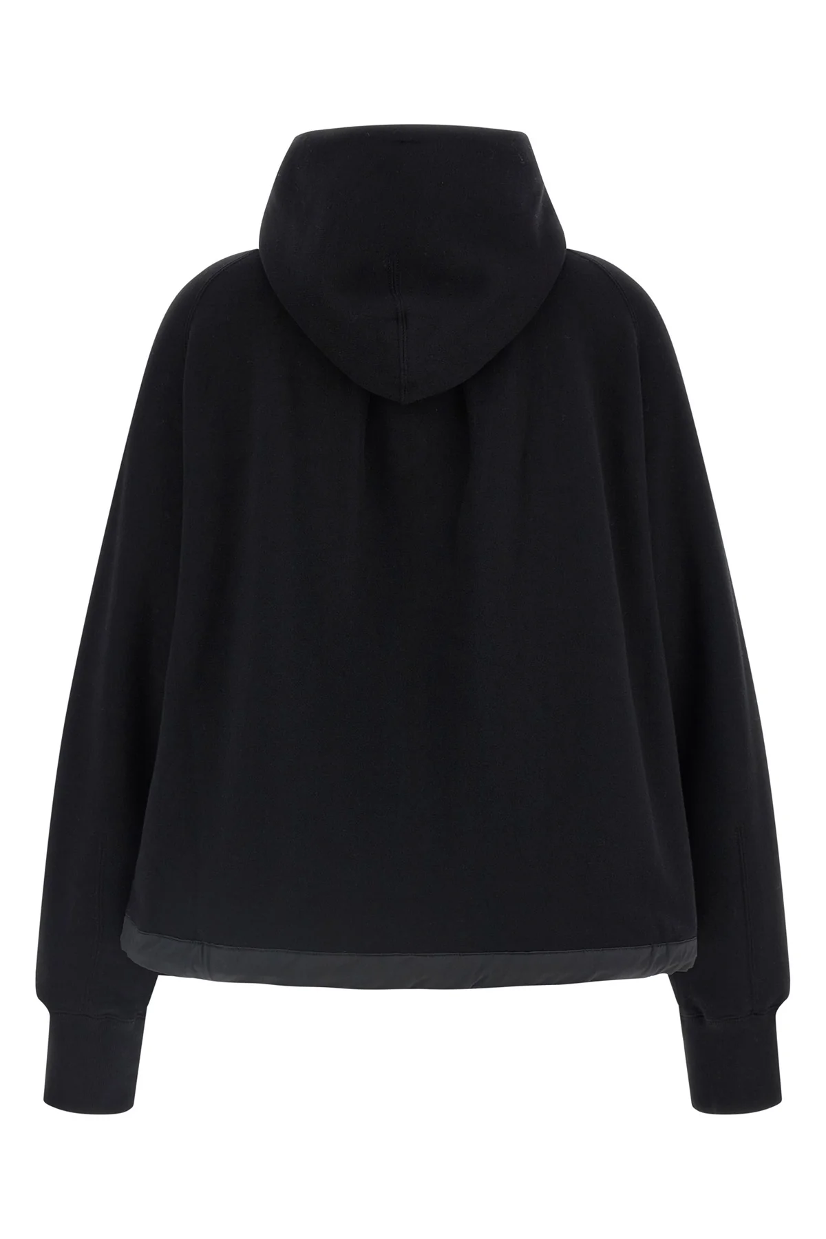 SACAI 1 the sacai hoodie redefines the volumes of everyday wardrobe through a relaxed si