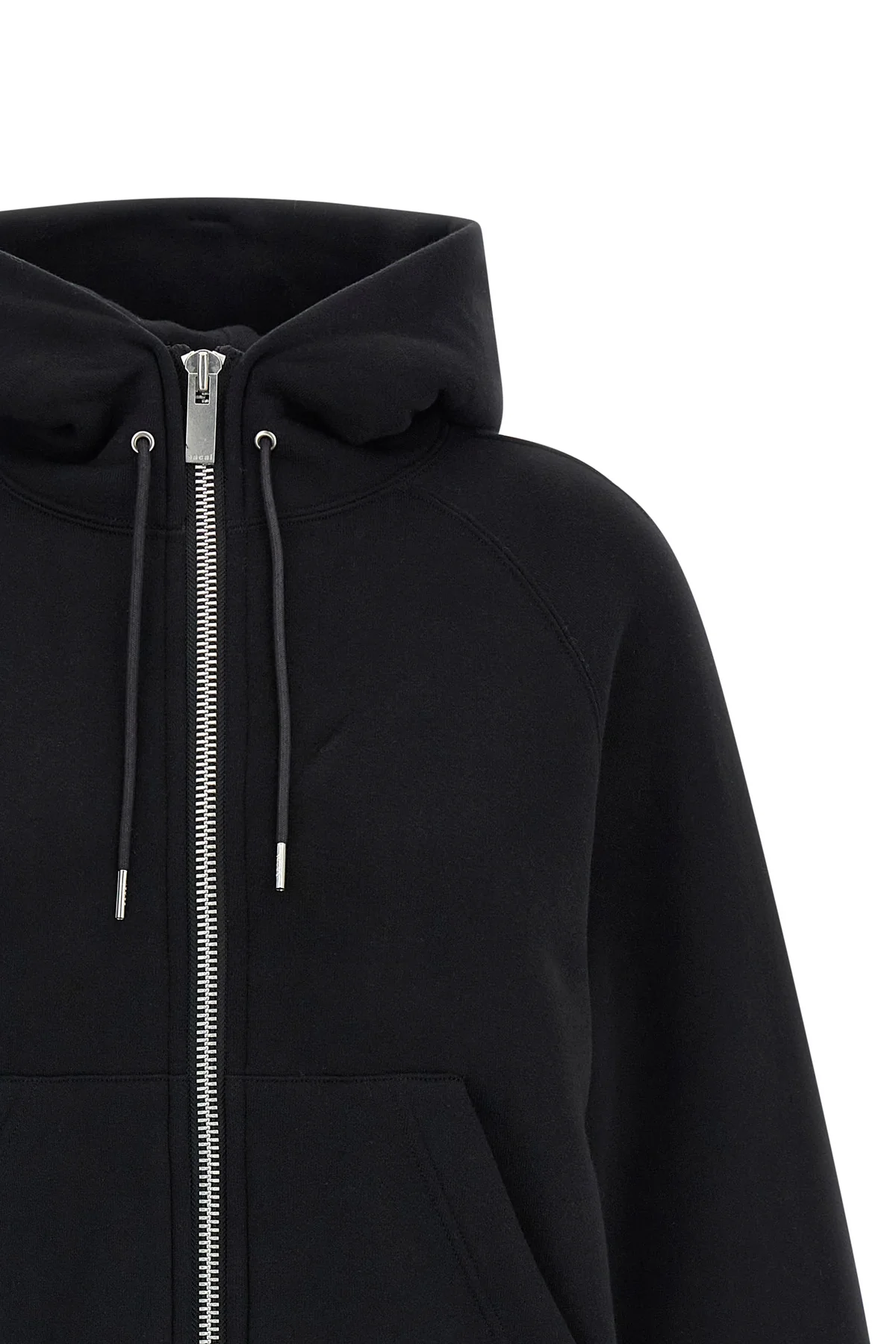 the sacai hoodie redefines the volumes of everyday wardrobe through a relaxed si