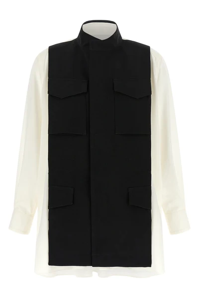 the sacai hybrid shirt redefines the codes of contemporary tailoring through a b