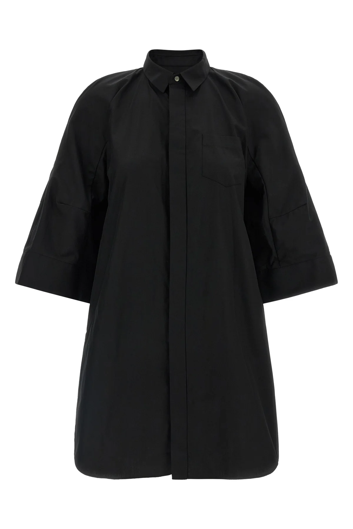 the sacai shirt dress redefines the codes of contemporary tailoring through unex