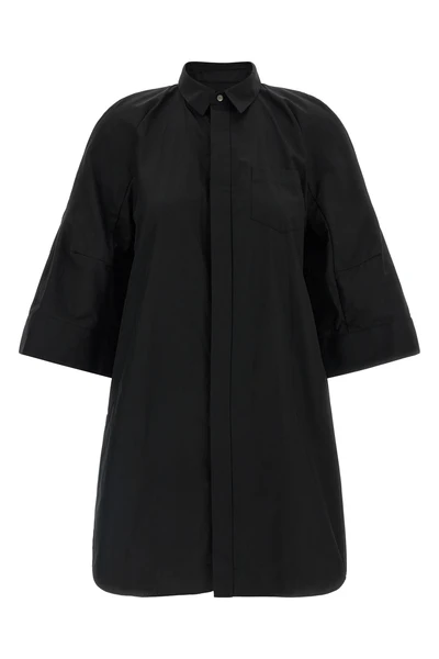 the sacai shirt dress redefines the codes of contemporary tailoring through unex