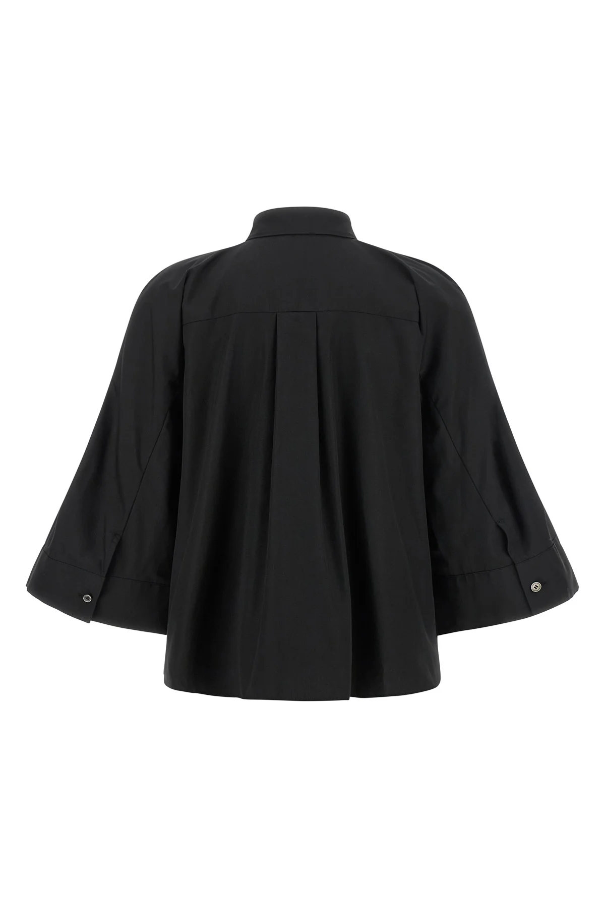 the sacai poplin shirt reinterprets the codes of classic tailoring through unexp