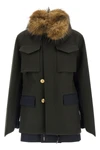 the sacai jacket redefines the codes of outerwear through a complex hybrid const