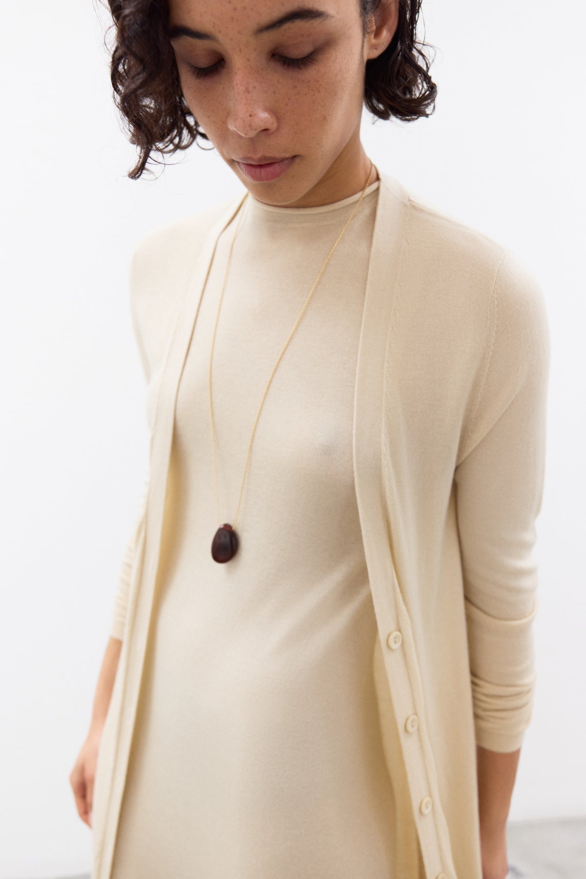 ELY ELY 40 ada long cardigan in delicate silk cashmere