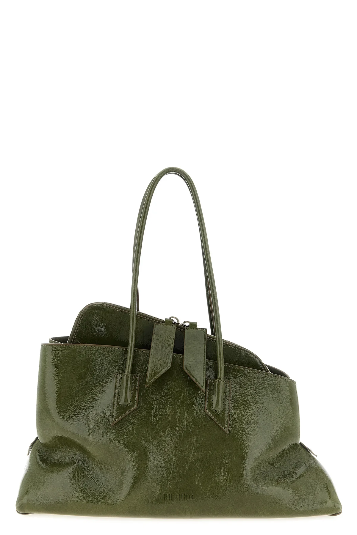 THE ATTICO OS the the attico la passeggiata medium shoulder bag redefines classic volumes th
