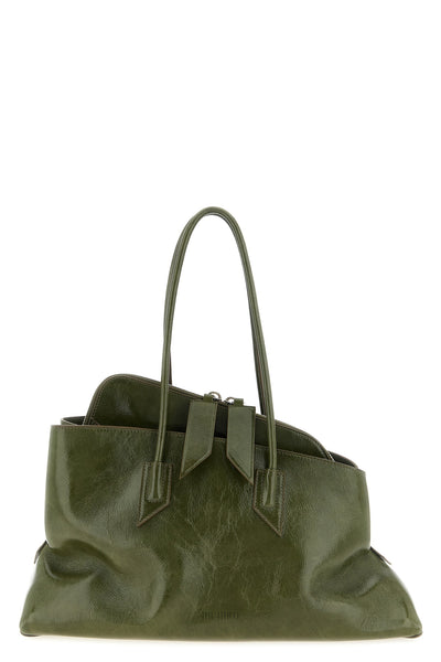 the the attico la passeggiata medium shoulder bag redefines classic volumes th