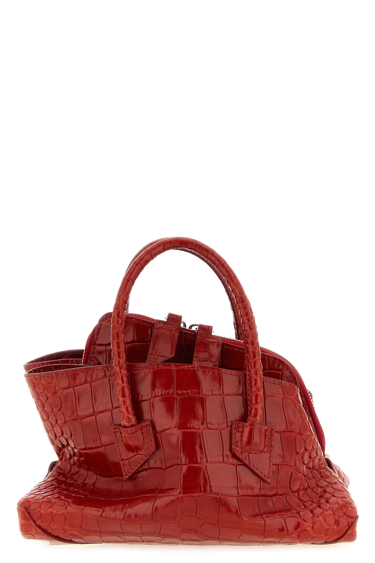the attico la passeggiata mini handbag redefines classic volumes through a scu
