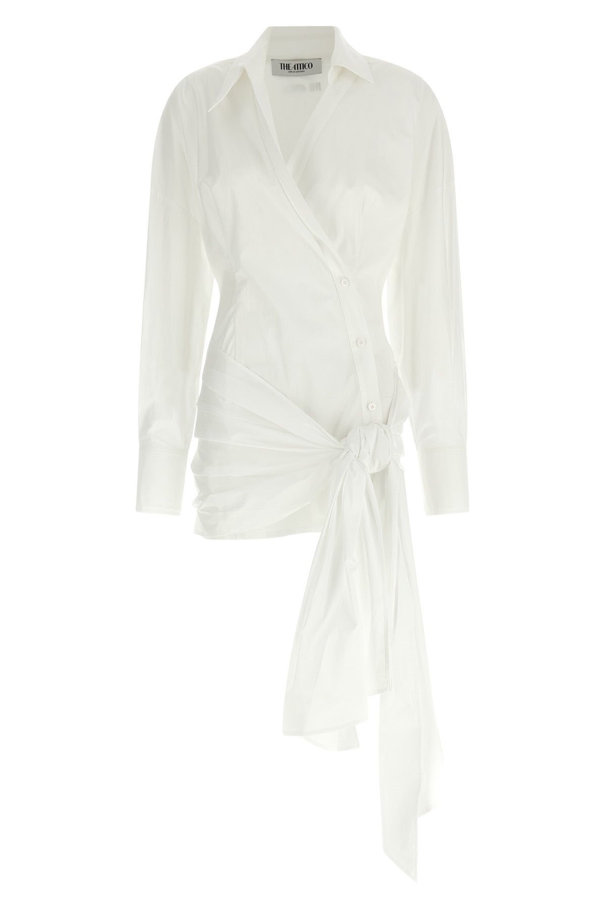 THE ATTICO 38 mini dress in cotton poplin