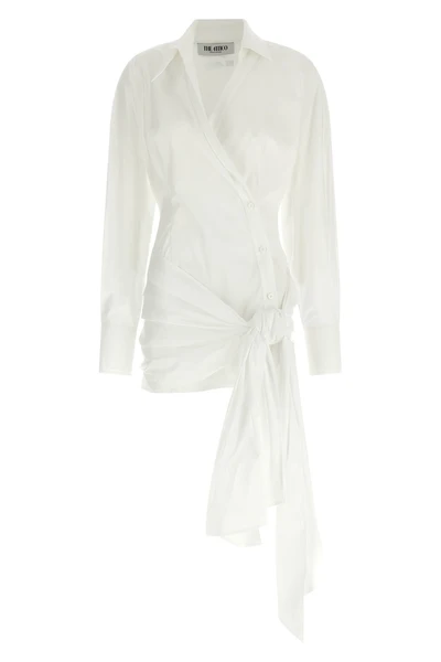 mini dress in cotton poplin