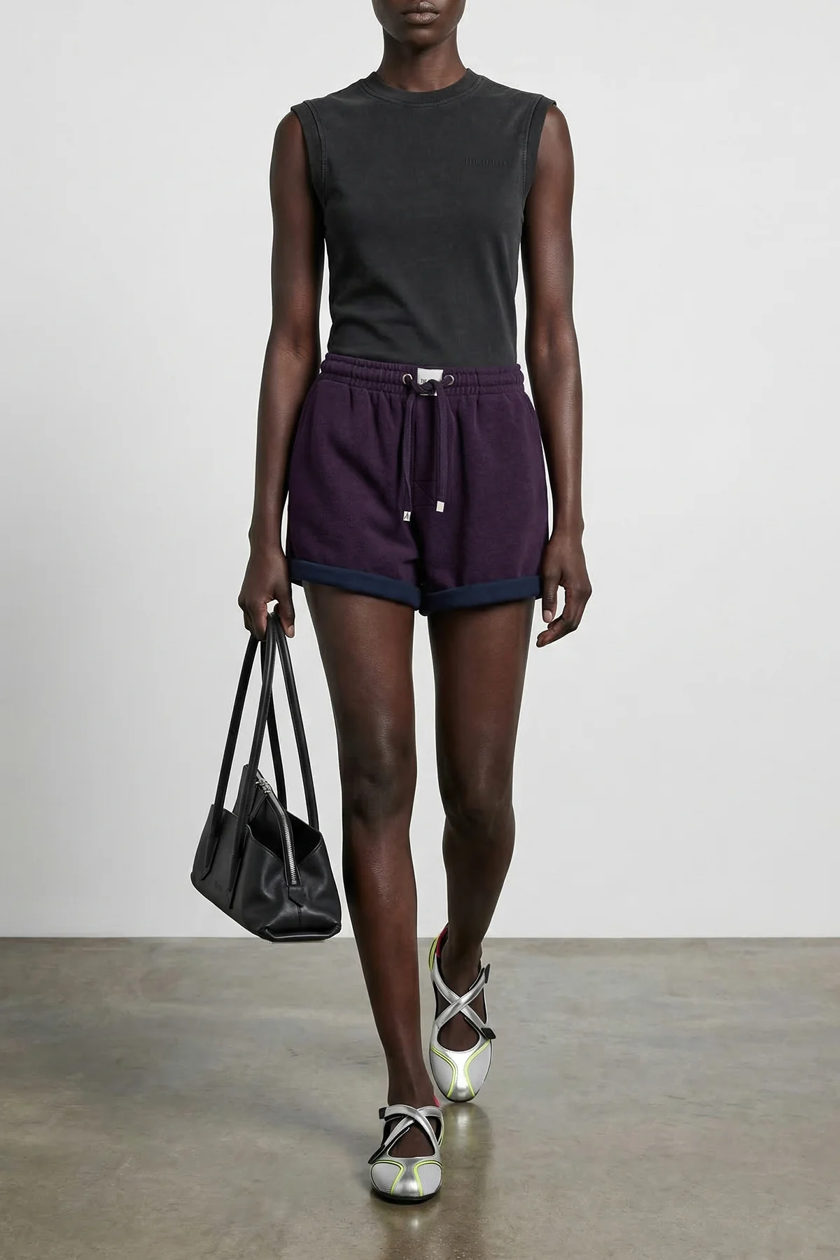 double american fleece shorts