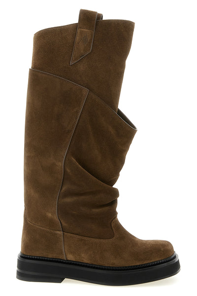 robin passeggiata suede boots