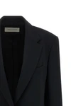 basti single-breasted crêpe blazer