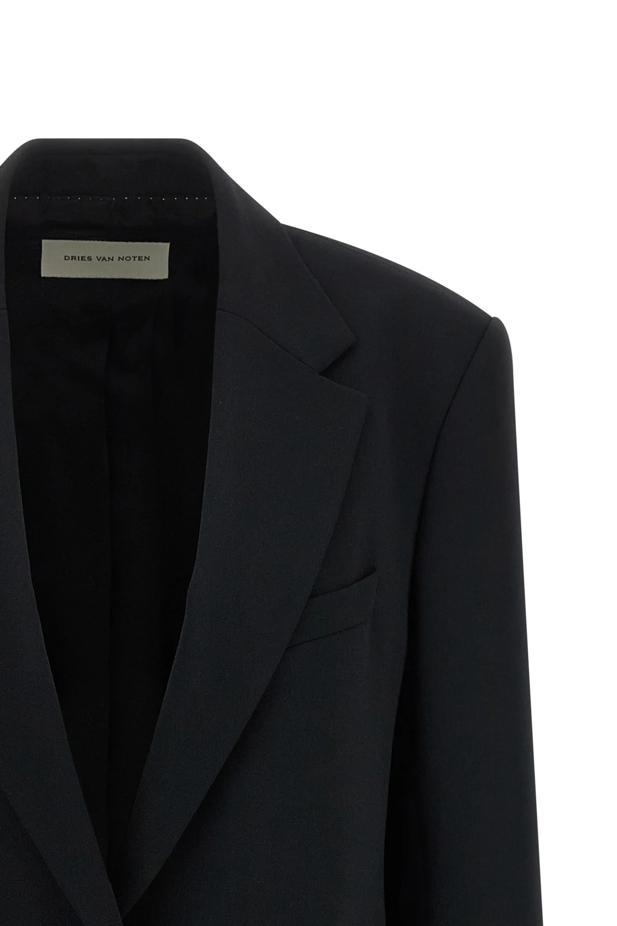 basti single-breasted crêpe blazer