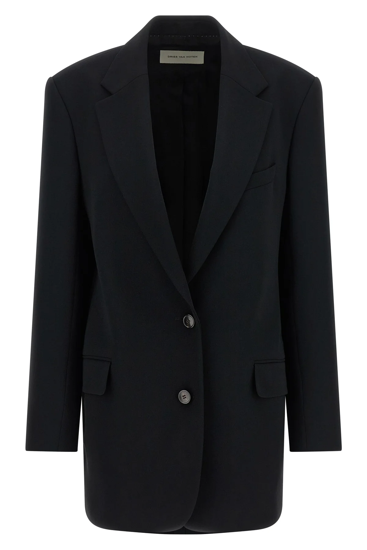DRIES VAN NOTEN S basti single-breasted crêpe blazer