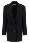 basti single-breasted crêpe blazer