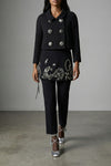 vipa blazer in viscose and cotton blend