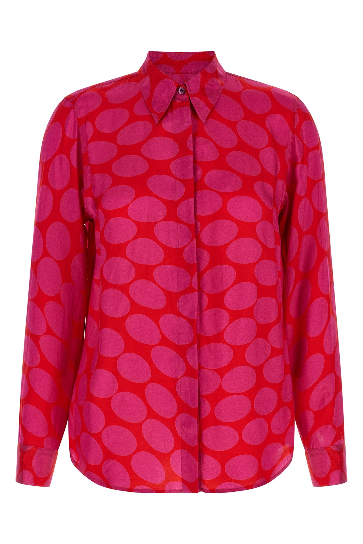DRIES VAN NOTEN 38 chowy viscose shirt
