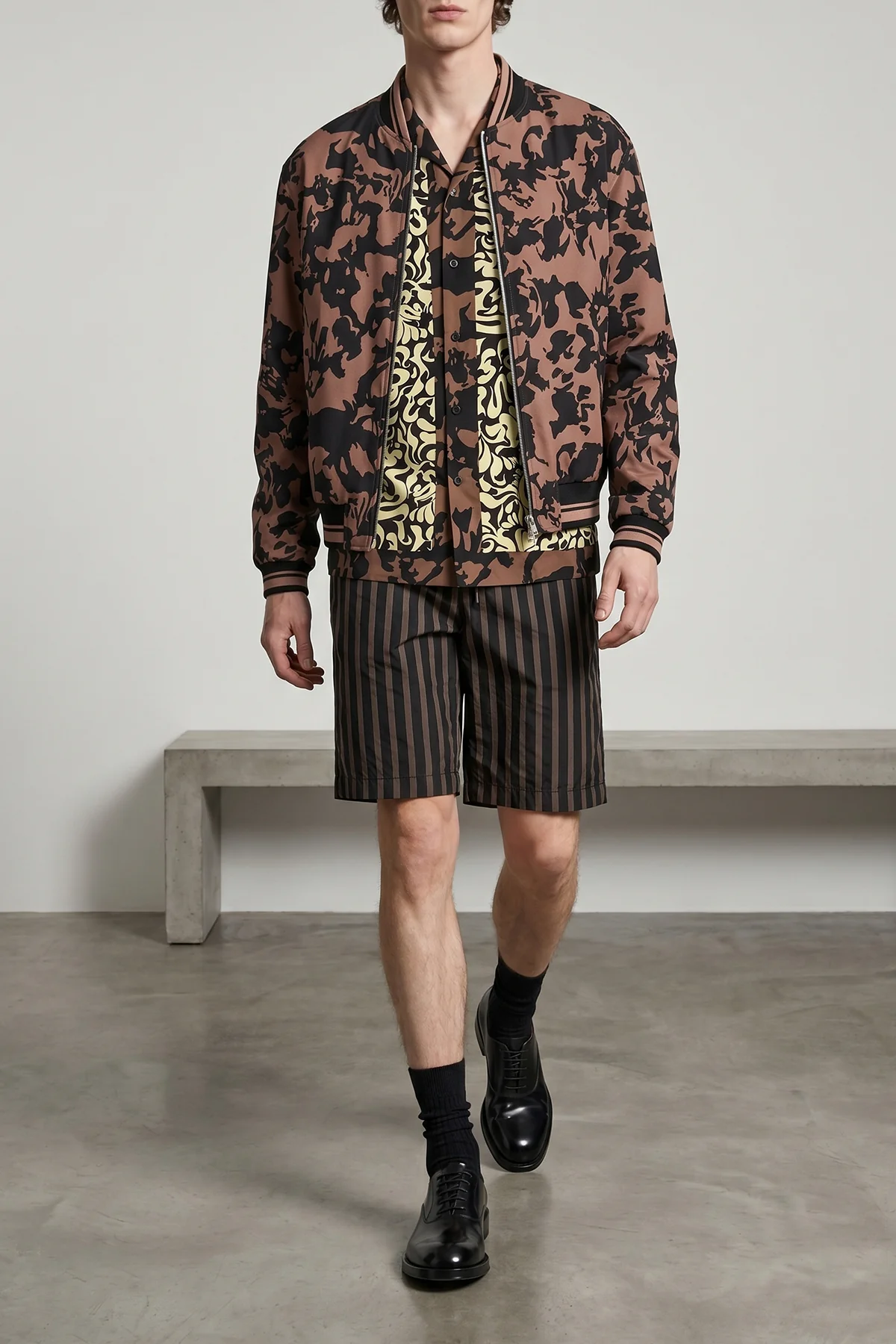 DRIES VAN NOTEN 52 carltone viscose shirt